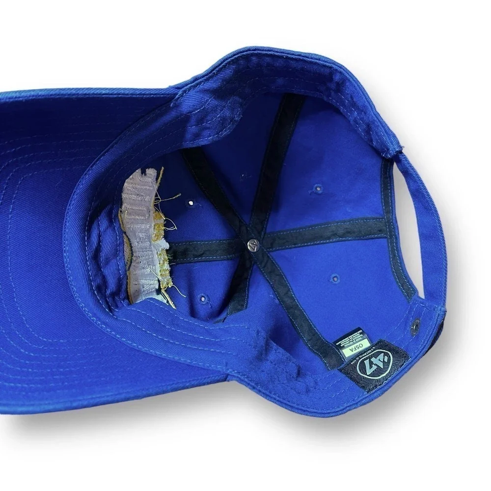 47 Brand Golden State Warriors Cap Mens Blue Adjustable Embroidered Hat OSFM